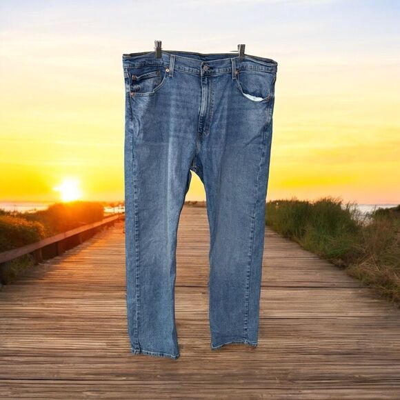 LEVIS Classic Blue Denim Jeans men’s 505 regular fit 40x30 men’s - Picture 1 of 6